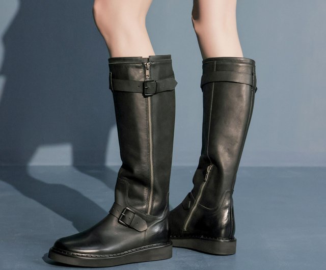 wide leg platform boots