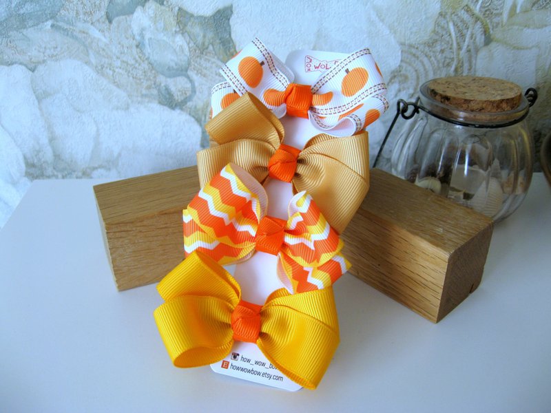 Halloween dog costume bows addition for handmade clothing for Yorkie, Shih Tzu - 寵物衣服 - 聚酯纖維 多色