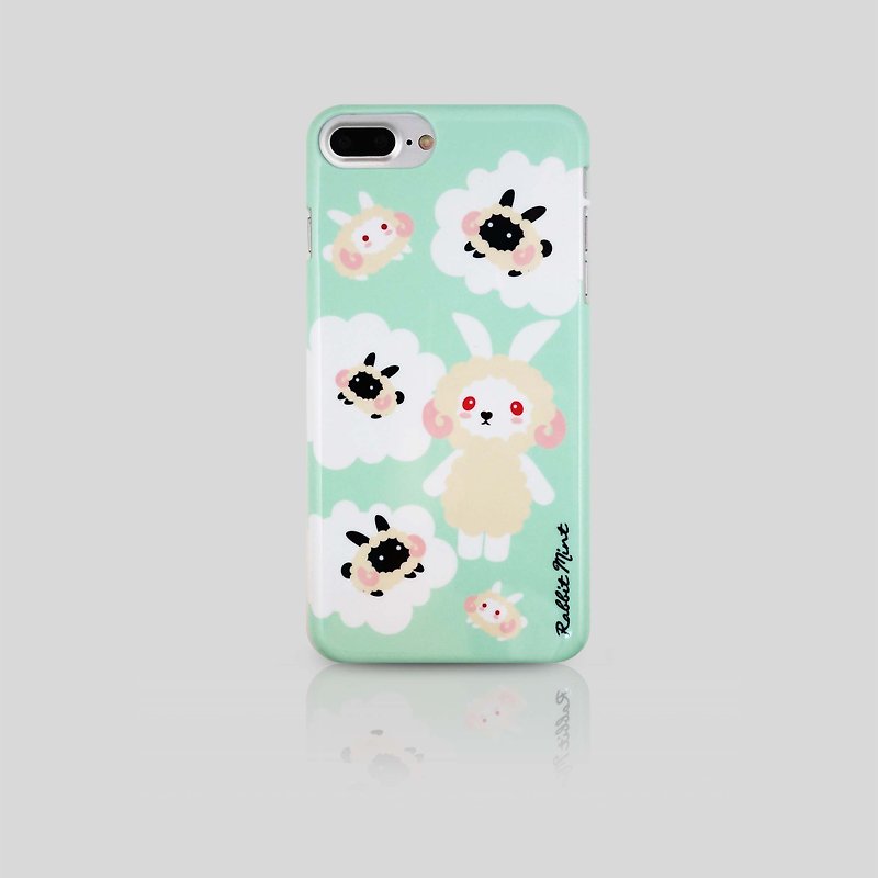 (Rabbit Mint) 薄荷兔手機殼 - Merry Boo喜洋洋 - iPhone 7 Plus (M0016) - 手機殼/手機套 - 塑膠 藍色