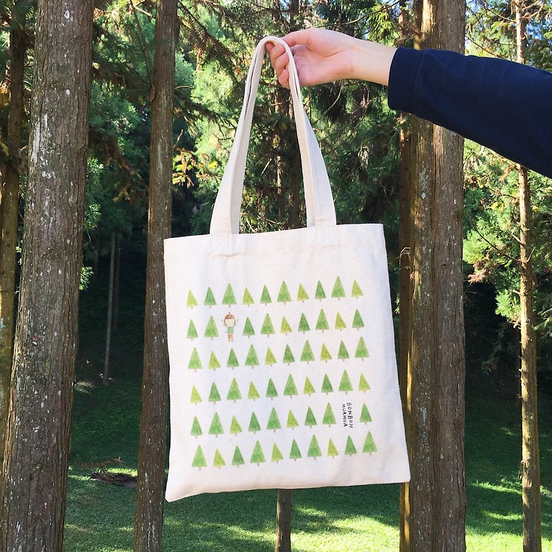 If I Were a Tree / Canvas Bag - กระเป๋าแมสเซนเจอร์ - ผ้าฝ้าย/ผ้าลินิน 
