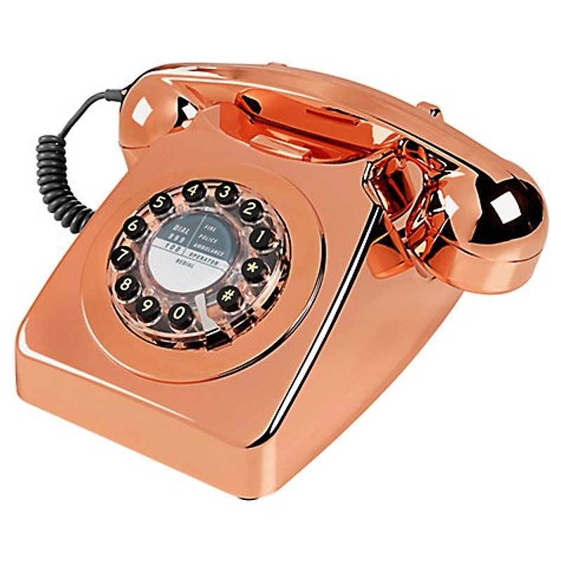 SUSS-英國進口 1950年代746系列復古經典電話/工業風 (銅色金)---現貨免運 - 其他 - 塑膠 咖啡色