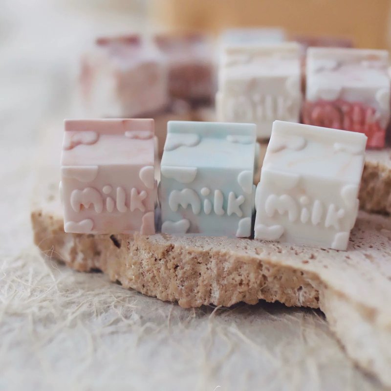 Milk牛奶盒 Mould Diy - 茶壺/茶杯/茶具 - 矽膠 