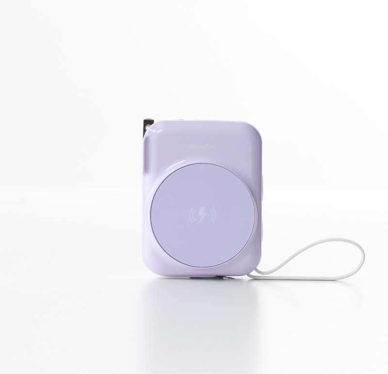 Photofast AllDay充 QI2 磁吸無線充電行動電源 萬用充 有標示wh - 行動電源/充電線 - 其他材質 多色