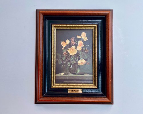 油絵 アンティーク 額付き 油絵 風景画 湖畔 帆船 額装 アンティーク