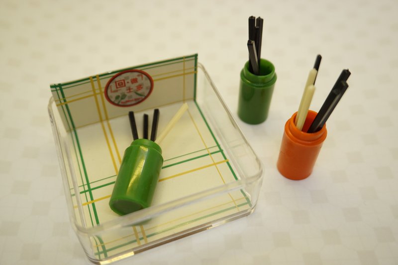 港式筷子筒模型 (連筷子) - 零件/散裝材料/工具 - 其他材質 