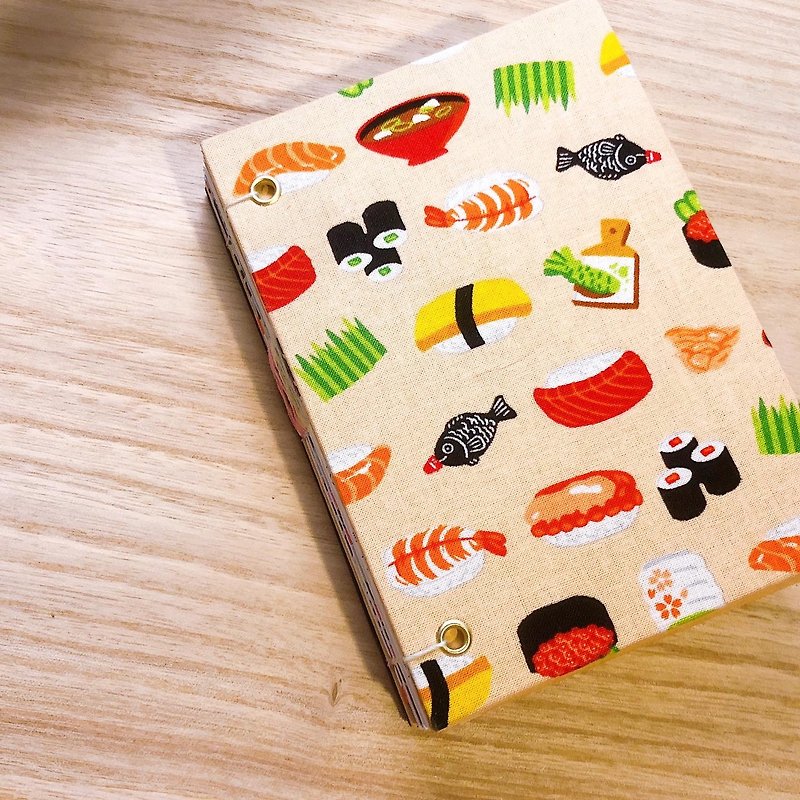 東京寿司レストラン-2022タイムレスA6手縫いハンドブック - ノート・手帳 - 紙 