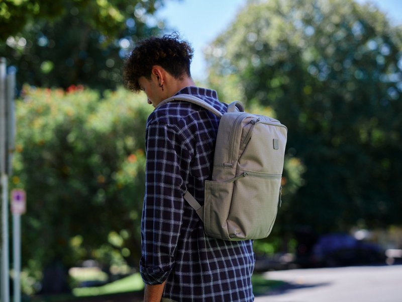 MORAL | Cecil Compact Urban Commute Backpack - Backpacks - Eco-Friendly Materials Gray