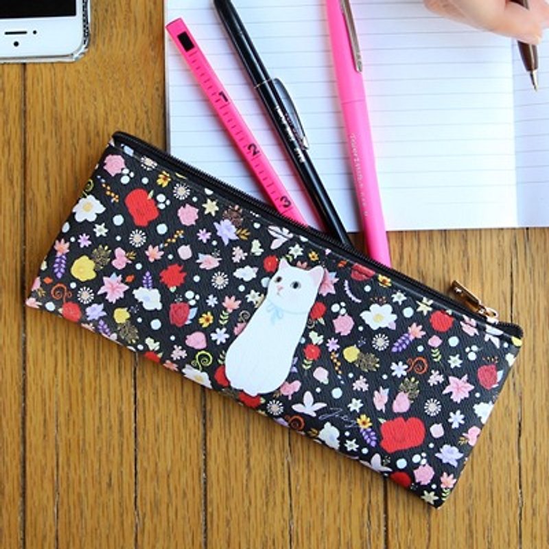 JETOY, Sweet Cat Lightweight Pencil Case_Coco (J1603208) - Pencil Cases - Other Materials Multicolor