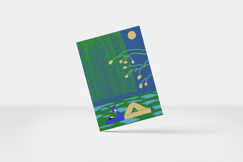 Moonlight card (A5/A6) - 心意卡/卡片 - 紙 