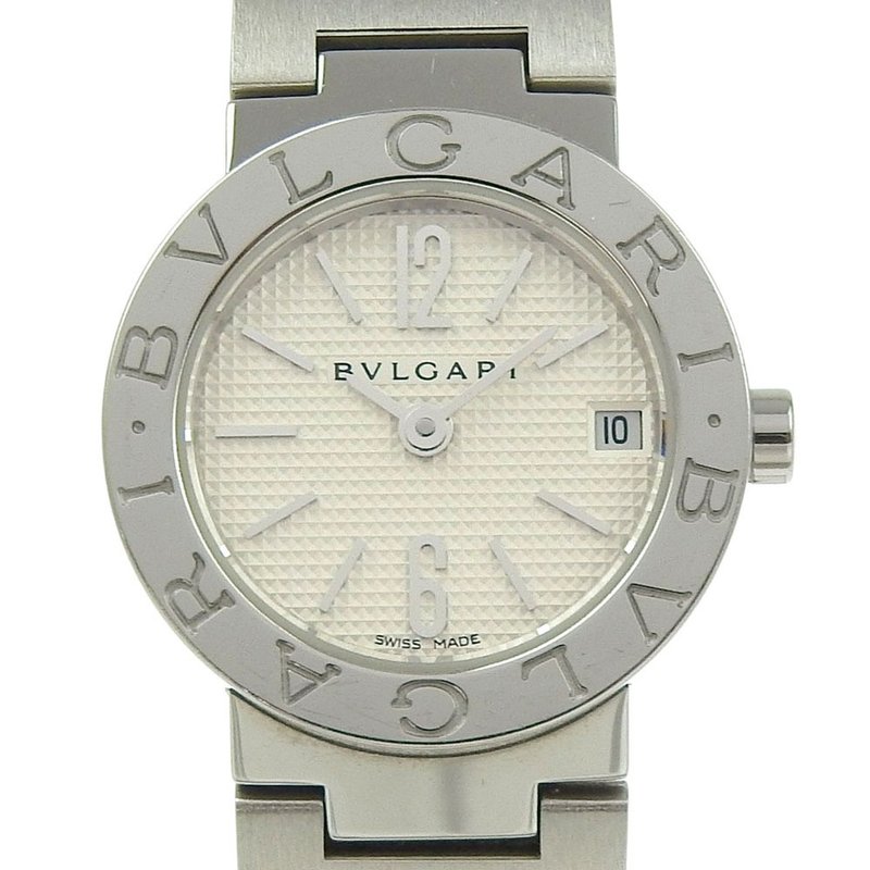 【日本直送】ブルガリ BVLGARI ブルガリブルガリ 腕時計 BB23SS SS クオーツ アナログ表示 ホワイト文字盤 レディース【中古】 - 女錶 - 不鏽鋼 白色
