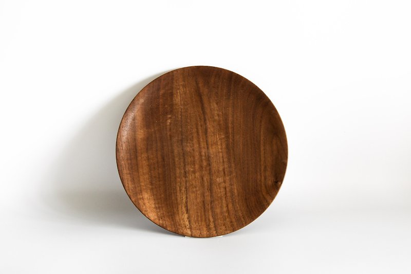 胡桃木-圓盤/淺盤 13~14.2公分 內有三款 - 盤子/餐盤 - 木頭 