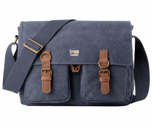 Troop London Classic Canvas Messenger Bag 2 Colors Available