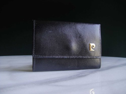 老時光 OLD-TIME 【老時光 OLD-TIME】早期二手皮爾卡登皮革鑰匙包