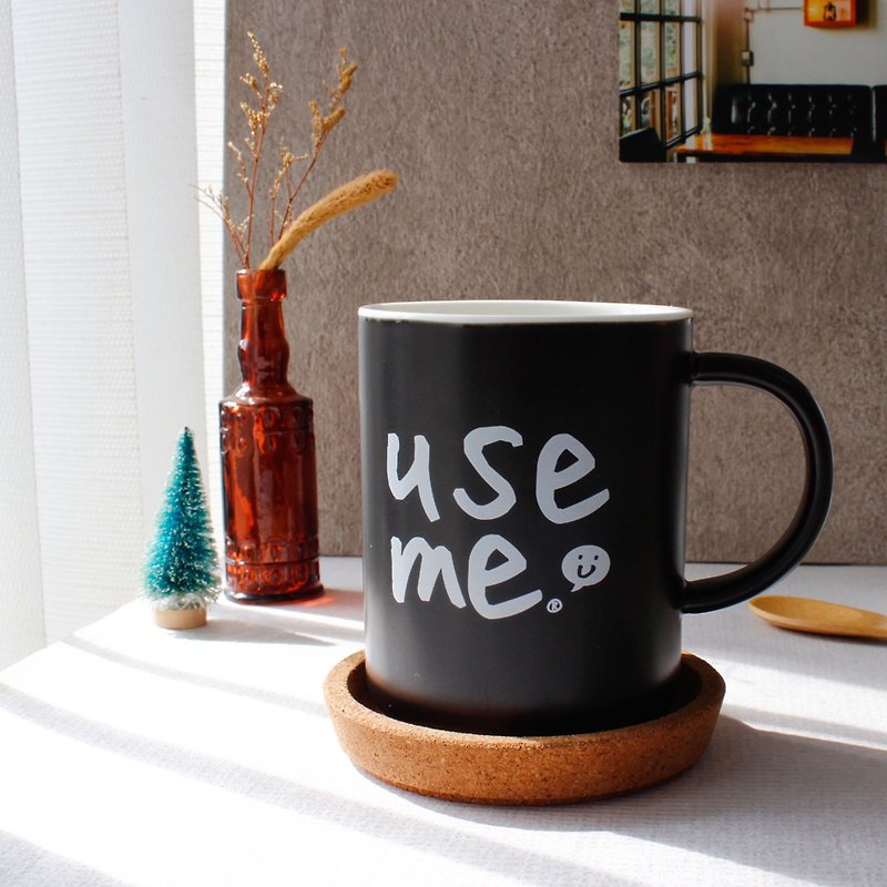 Use Me / Mug（4色） - マグカップ - 磁器 ブラック