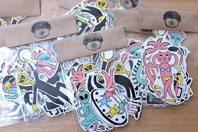by.dorisliu & Friends Stickers - สติกเกอร์ - กระดาษ หลากหลายสี