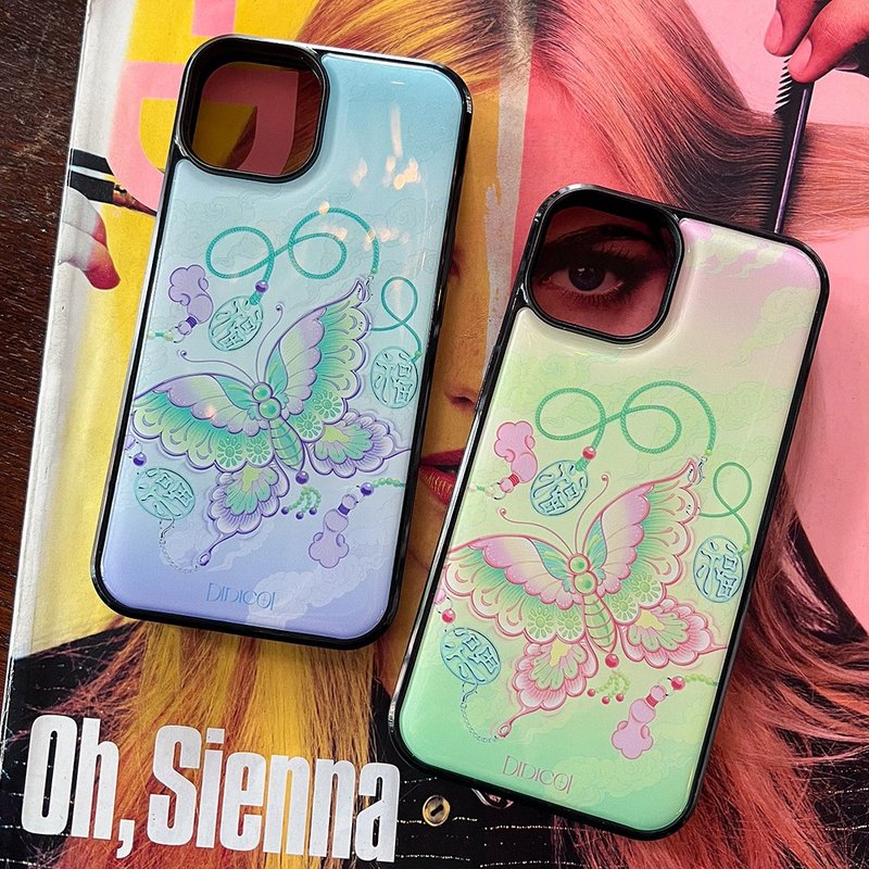 butterfly epoxy phone case - Phone Accessories - Other Materials 