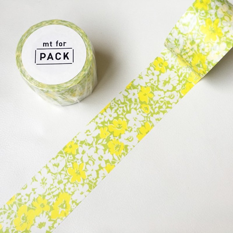 Mt and paper tape Pack series [flower handle (MTPACK04)] 2016Summer - Washi Tape - Paper Yellow