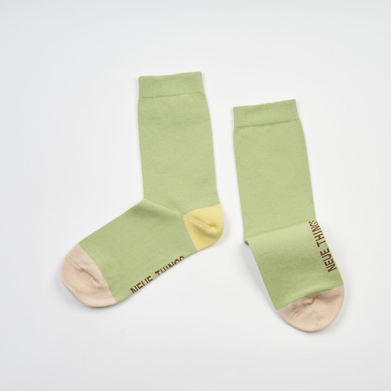DAILYWEAR-莫代爾棉-蘋果綠 - 襪子 - 棉．麻 綠色