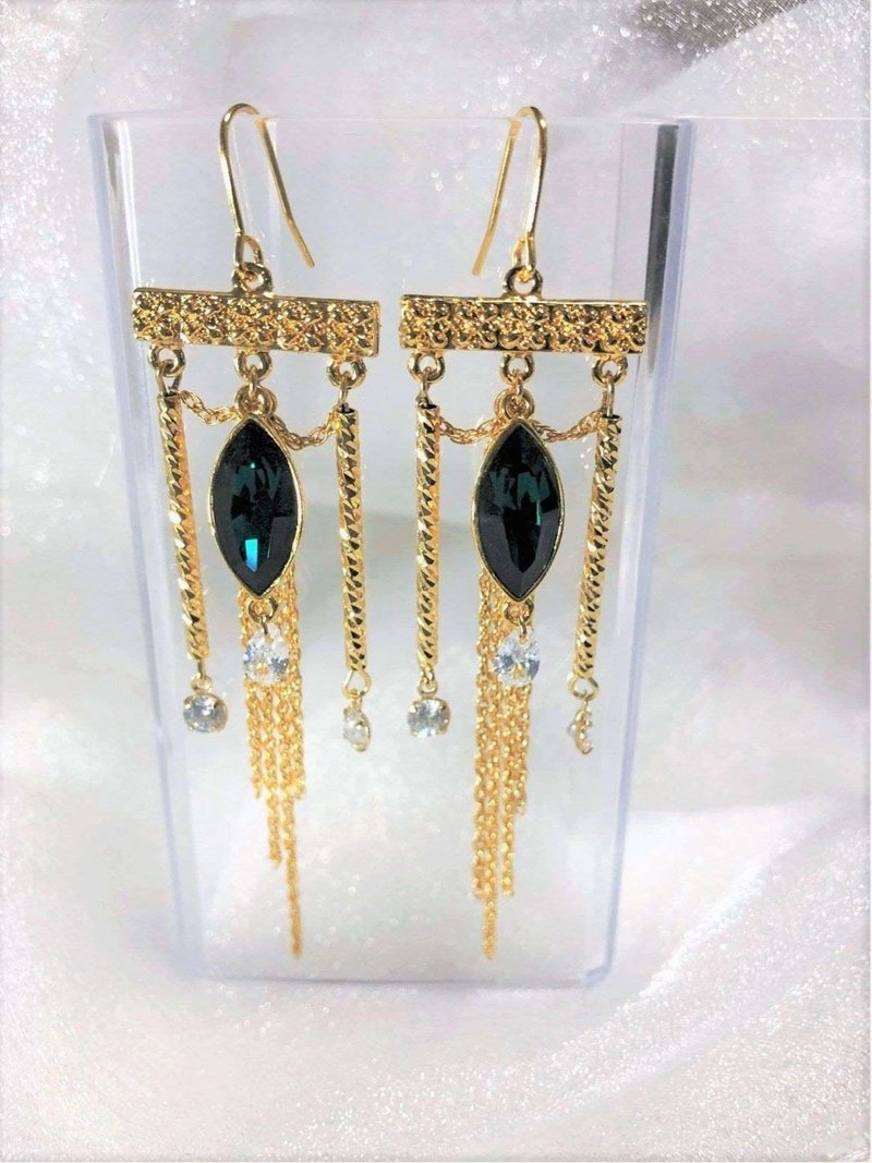 Verde (pierced Clip-On) - Earrings & Clip-ons - Copper & Brass Green