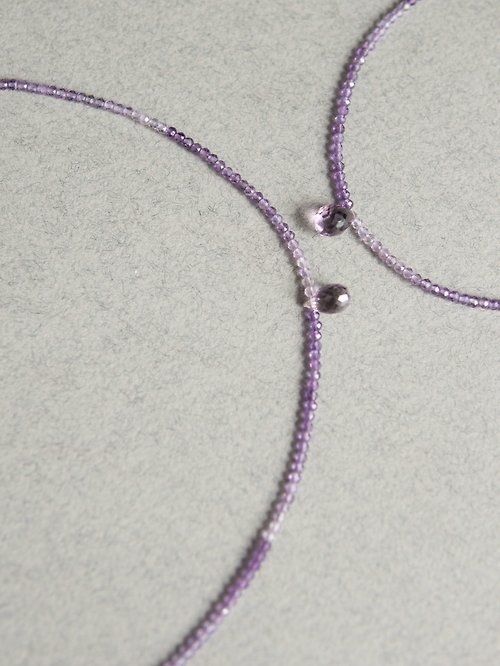 Tick Tick 瀲灩 - 漸變紫水晶項鏈手鏈