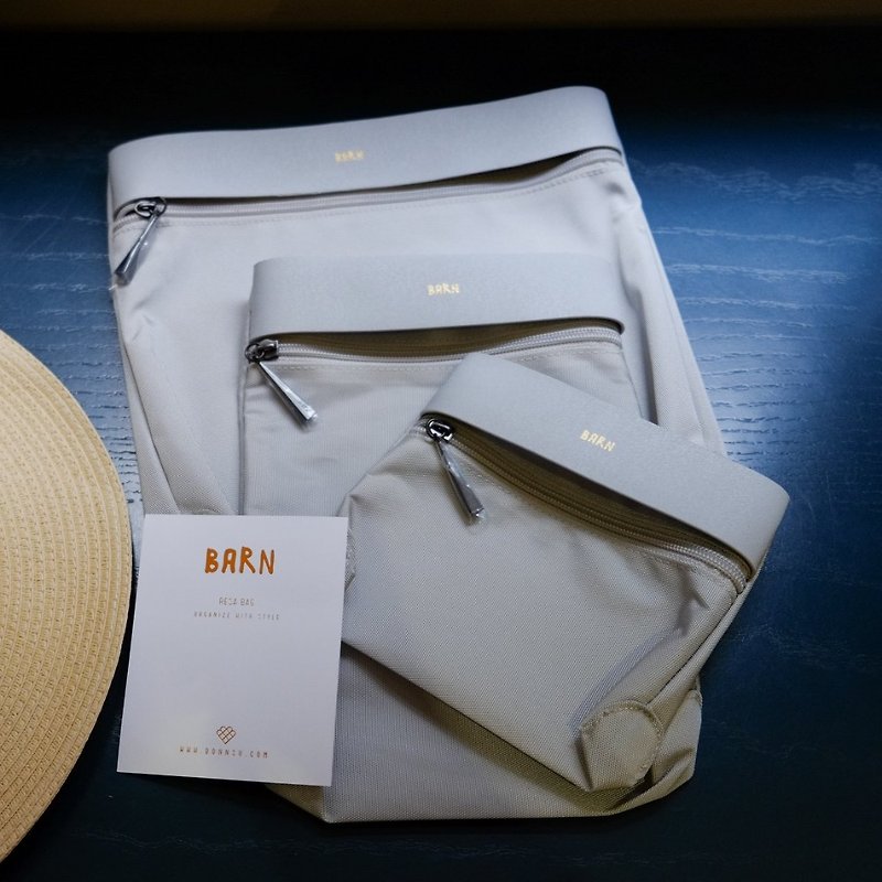 BARN Resa Bag three-piece travel storage bag-matte gray
