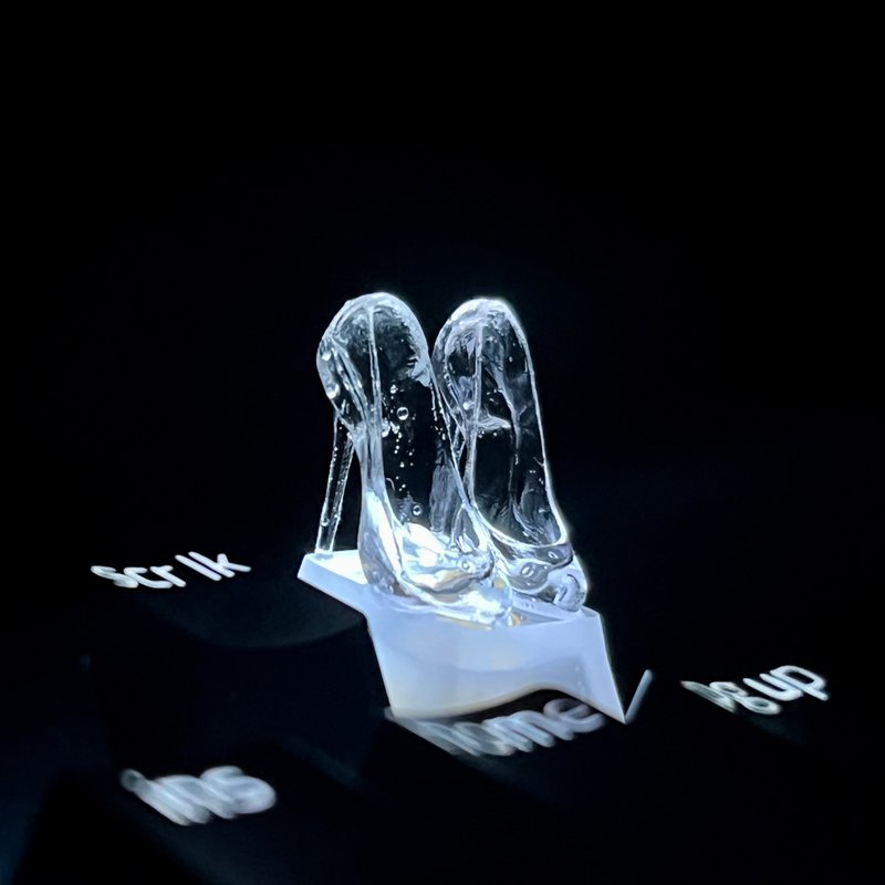 键帽, 玻璃鞋,, 腳跟, 透明, 清晰, 游戏, 键盘, 樱桃MX - 電腦配件 - 塑膠 透明