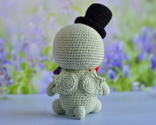 Cthulhu plush with rainbow tentacles / Top hat Cthulhu / LGBTQ Pride