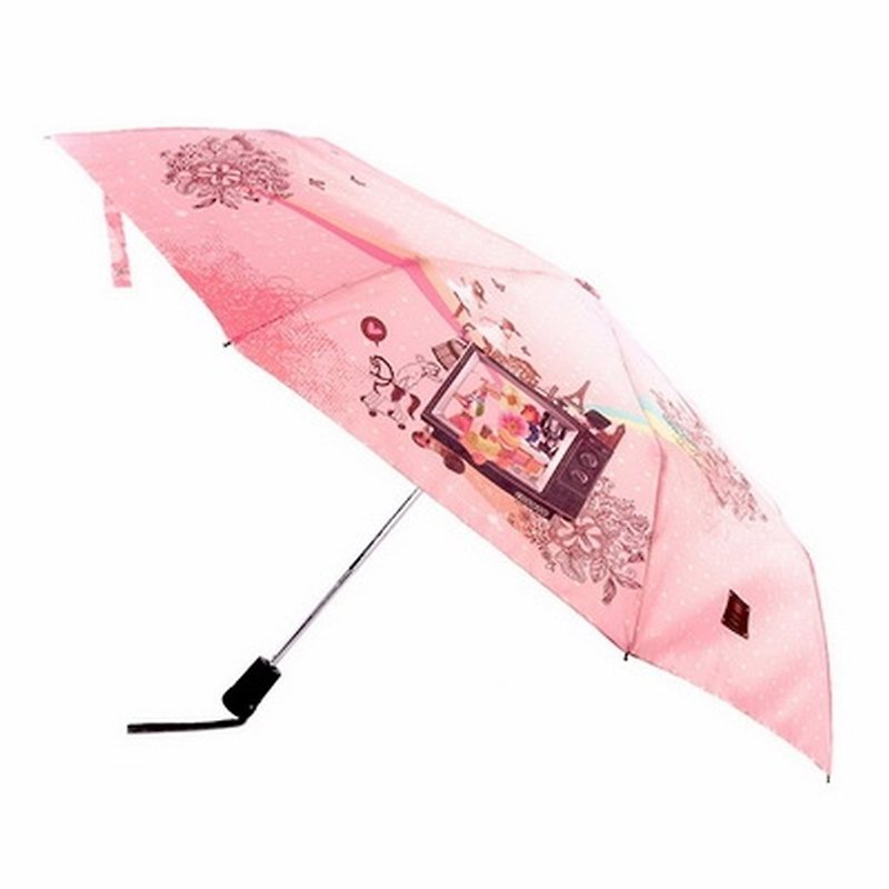 自動傘| |自分自身の解放防風傘|傘|傘|傘|雨の傘|パラソル - 傘・雨具 - 防水素材 ピンク