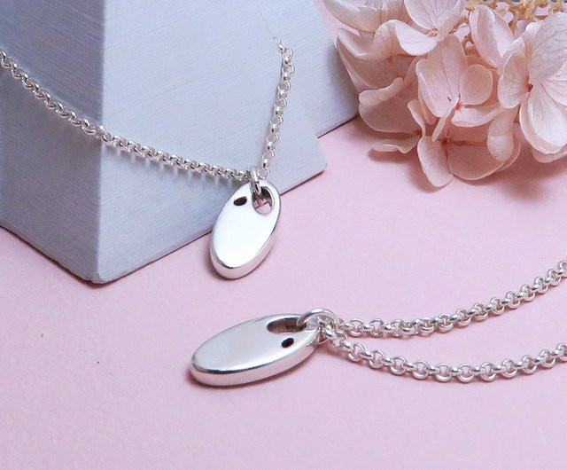 AZURE シルバー925製ターコイズオーバルネックレス | The May