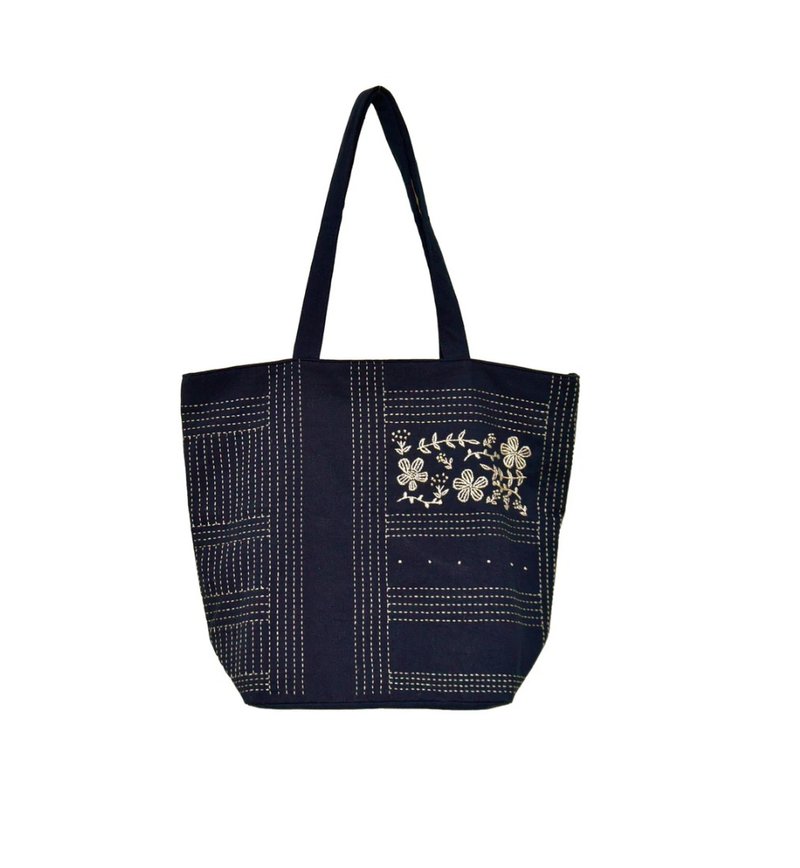 地球樹公平貿易fair trade -- 手工刺繡肩背包 - 側背包/斜背包 - 棉．麻 