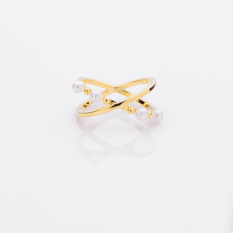 高雅獨特 / Ginette ring - 戒指 - 其他金屬 金色