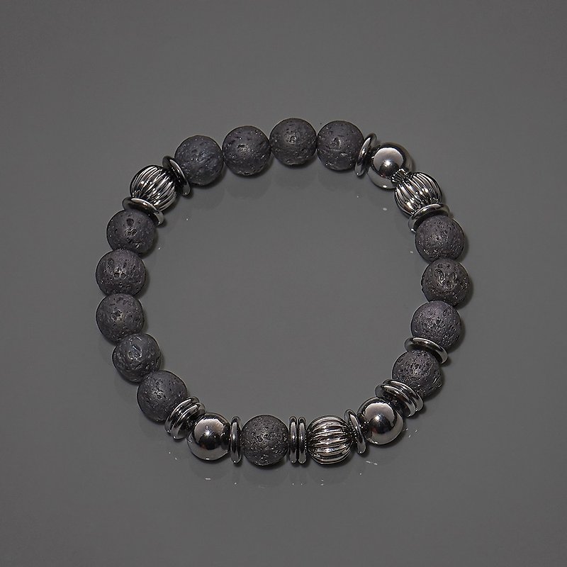 Simple beaded bracelet - Bracelets - Gemstone Black