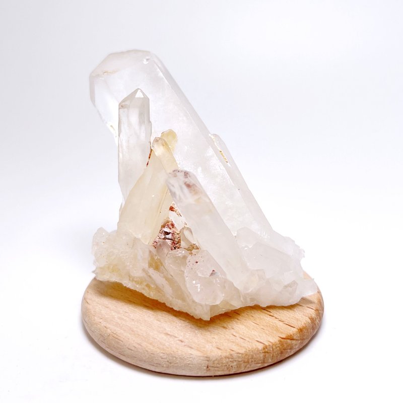 交錯。原礦 能量 擺件 療癒 一圖一物 消磁 I 白晶簇 I - 擺飾/家飾品 - 水晶 白色