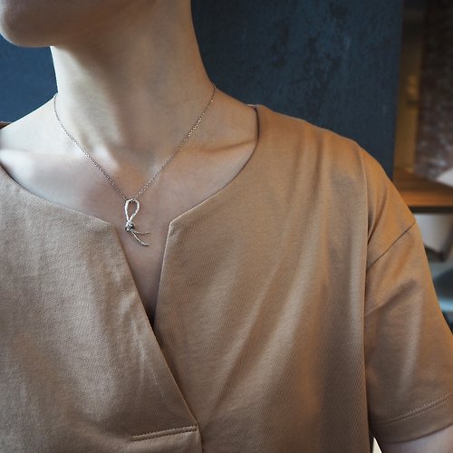 mittag jewelry｜公平貿易珠寶 knot necklacce_結項鍊