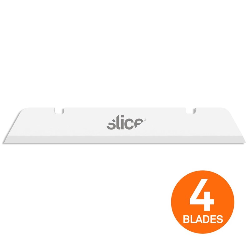 【Slice】Multi-purpose ceramic replacement blade-long blade-pointed-4 into the group - กรรไกร - เครื่องลายคราม ขาว