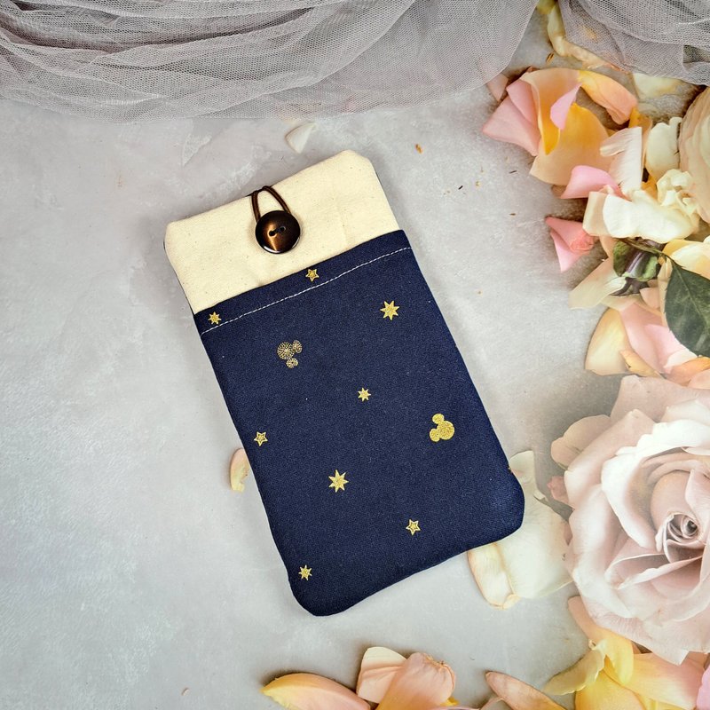 客製化電話包 手機袋 手機保護布套例如 iPhone (PB2503) - 手機殼/手機套 - 棉．麻 藍色