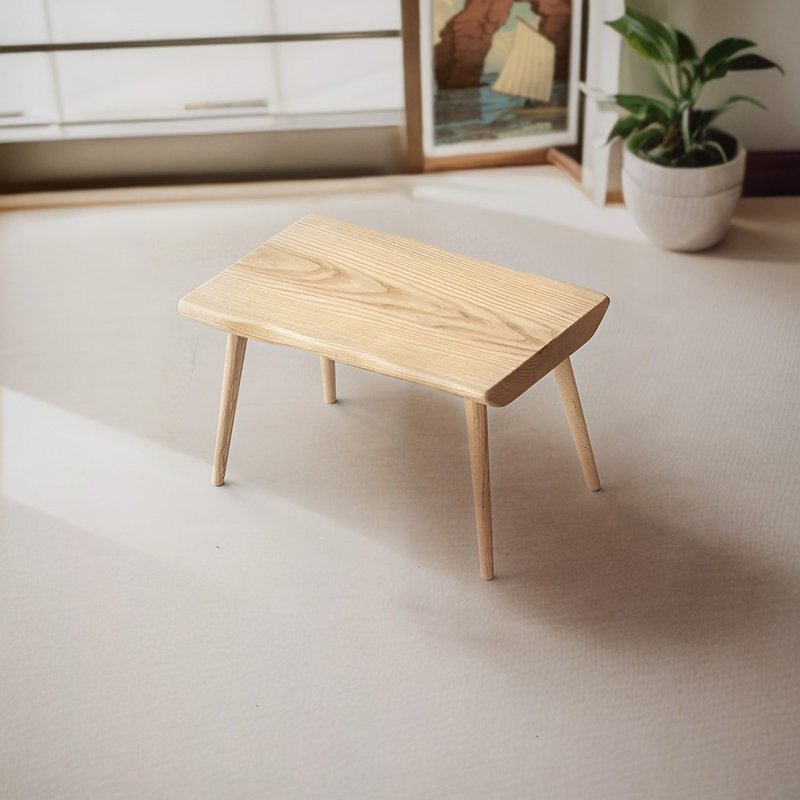 Taisho's only North American ash log coffee table handmade by craftsmen 963iNT - ชั้นวาง/ตะกร้า - ไม้ สีกากี