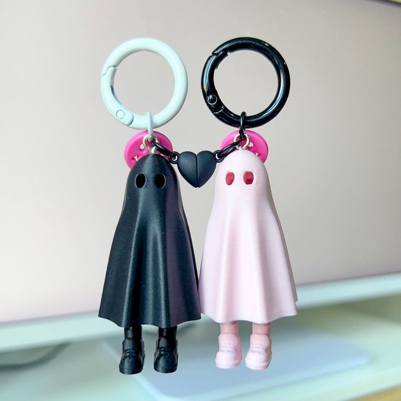 Zou Ghost Lovely set 2024 / Black-Pink - Keychains - Plastic Pink