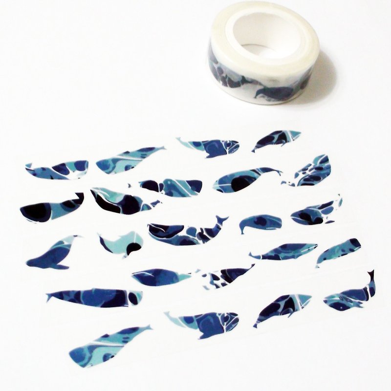 Masking Tape Fly in The Ocean - Washi Tape - Paper 