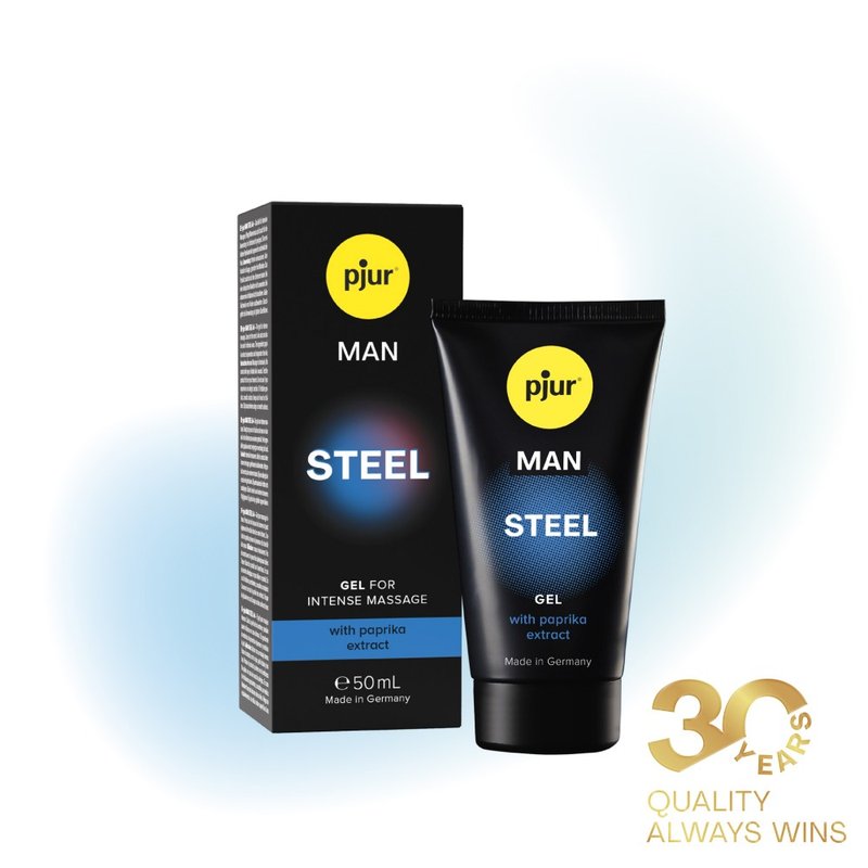 ドイツ製 pjur Biyirun MAN STEEL ジェル スティール ヒーロー 男性 バイタリティ メンテナンス ジェル - アダルトグッズ - コンセントレート・抽出物 