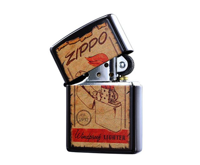 ZIPPO official flagship store] Classic retro poster design