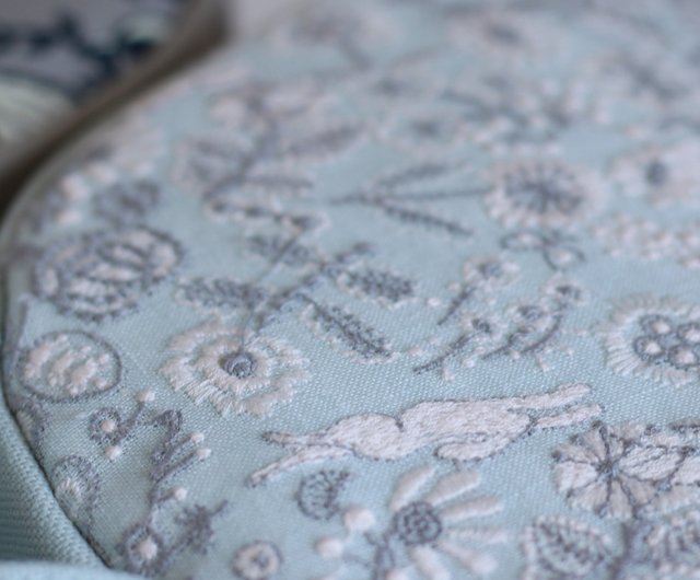 mina perhonen生地使用 2way 半月ポシェット celebrate light blue