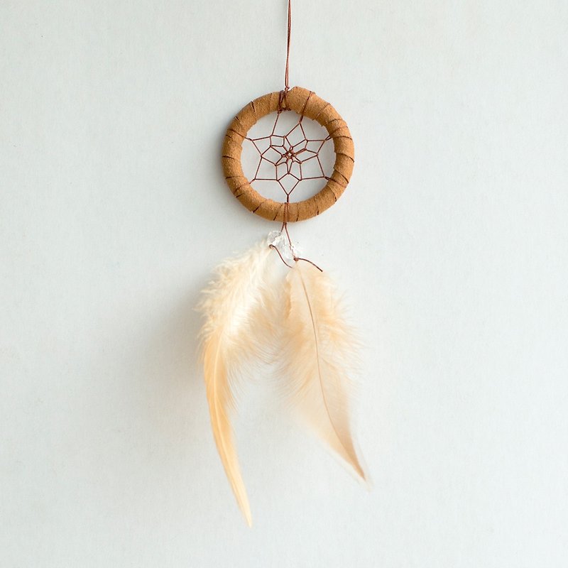 Dream Catcher Mini Edition (5cm) - Primary Color - Birthday Gift, Gift Exchange - Charms - Other Materials Brown