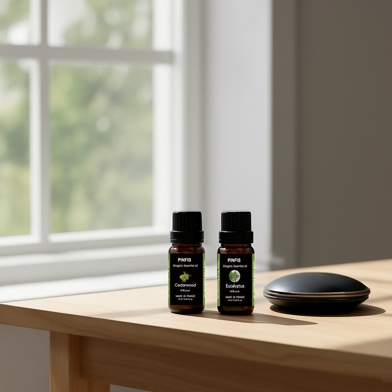 【品菲特PINFIS】頂級有機精油歐盟認證任選2送攜帶式擴香器禮盒 - 香氛/精油/擴香 - 精油 