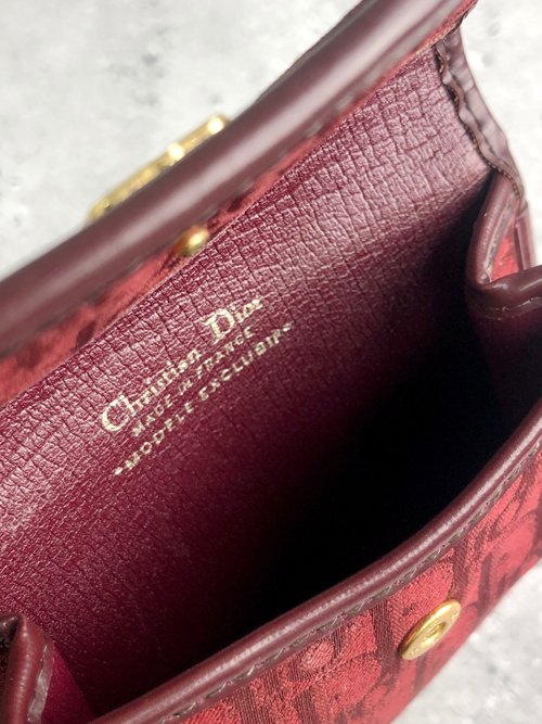 美品 クリスチャンディオール コインケース トロッター 財布 日本直送 名牌中古包 】Christian Dior クリスチャン ディオール