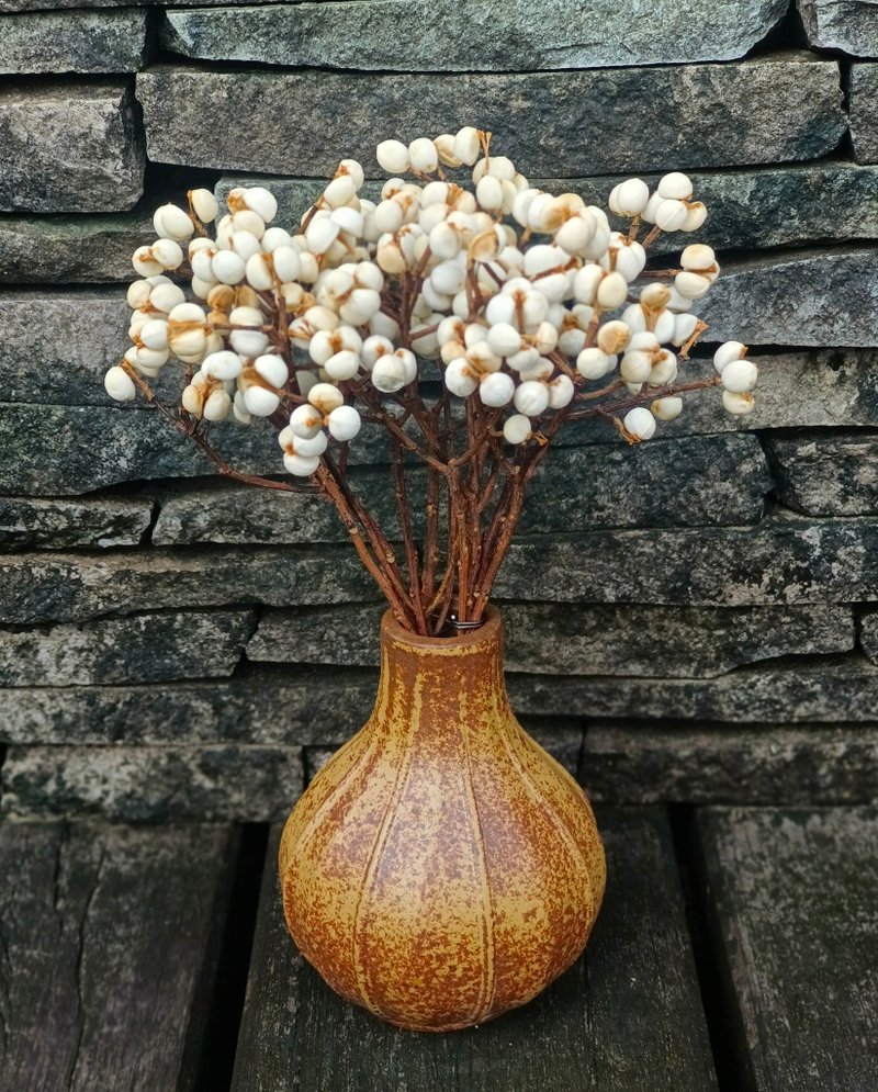 烏桕乾燥花&陶瓷花器 - 擺飾/家飾品 - 植物．花 