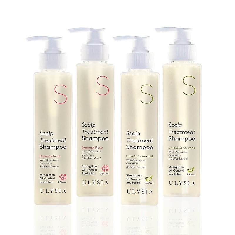 ULYSIA  Scalp Treatment Shampoo Set - แชมพู - สารสกัดไม้ก๊อก สีเหลือง