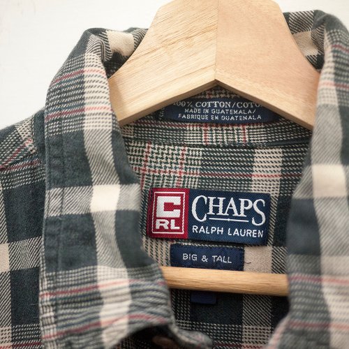 CHAPS RALPH LAUREN long-sleeved shirt checked second-hand