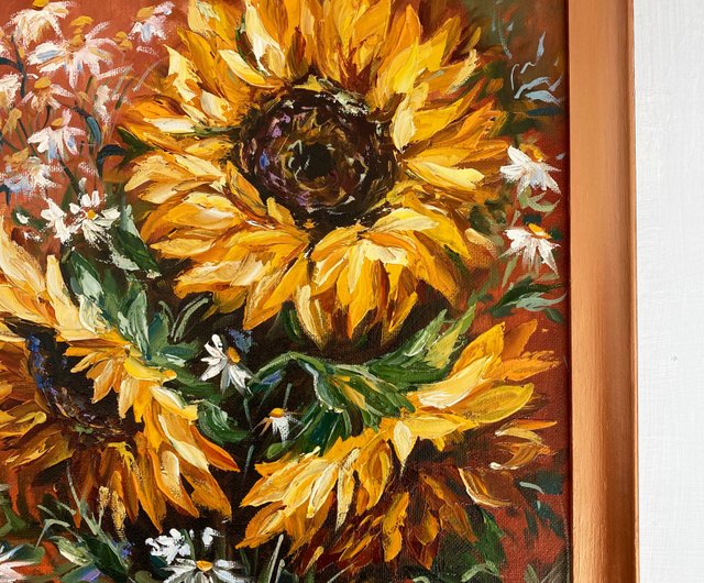 現代アート 抽象画 北欧 花の絵 フラワーアート おしゃれ ひまわり大きい 絵画 現代アート 抽象画 北欧 花の絵 フラワーアート おしゃれ