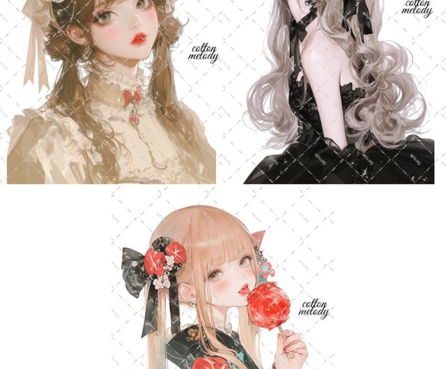 Pinkoi先行販売】第32弾先行 // compact set // 人物ステッカー